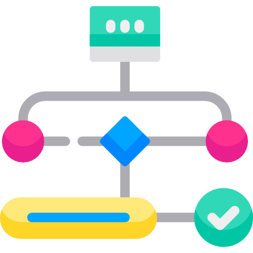 flujo de trabajo icono gratis