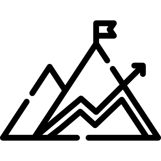 montañas icono gratis