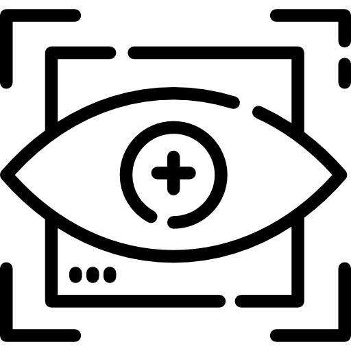 visión icono gratis