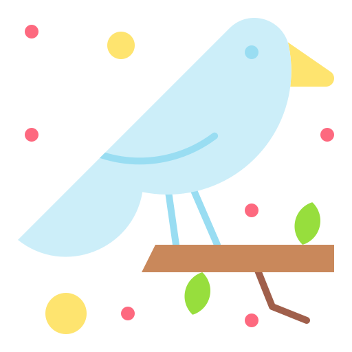 pájaro icono gratis