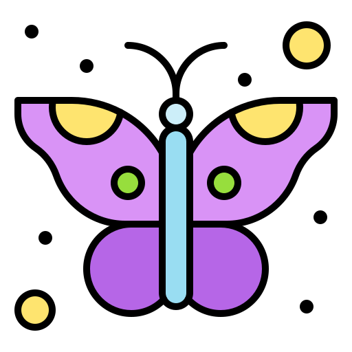 mariposa icono gratis