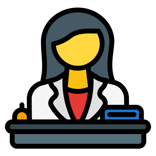 recepcionista icono gratis