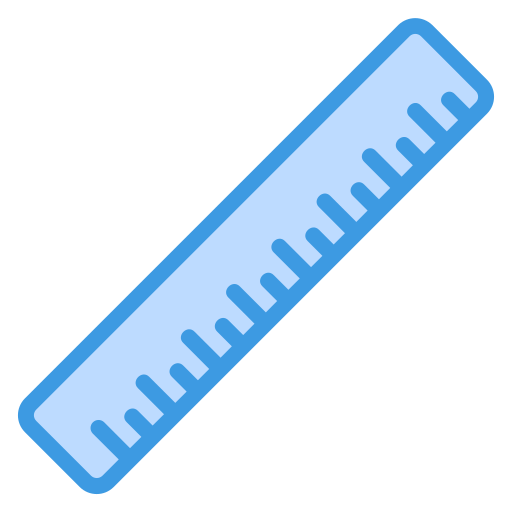 Ruler Generic Blue icon