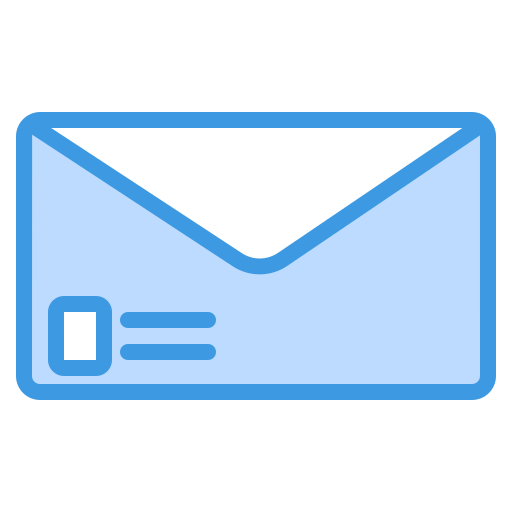 Envelope Generic Blue icon