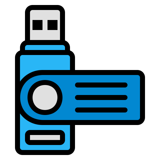 Icono De Unidad Usb Generic Outline Color