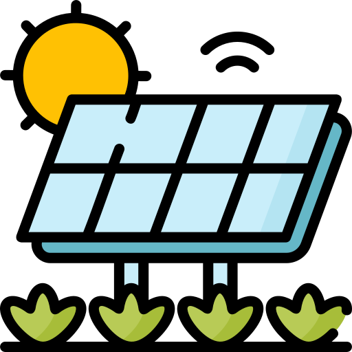 panel solar icono gratis