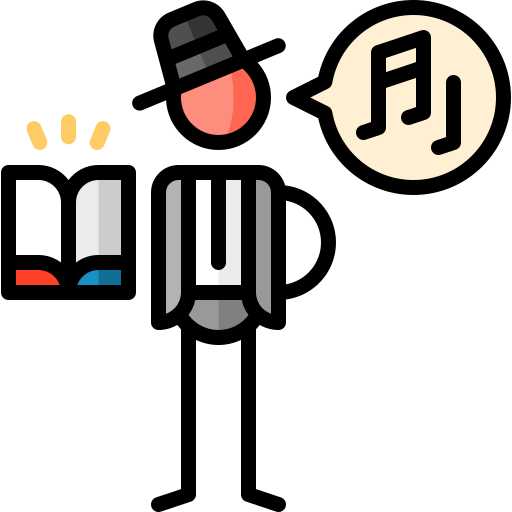 gran cancionero americano icono gratis