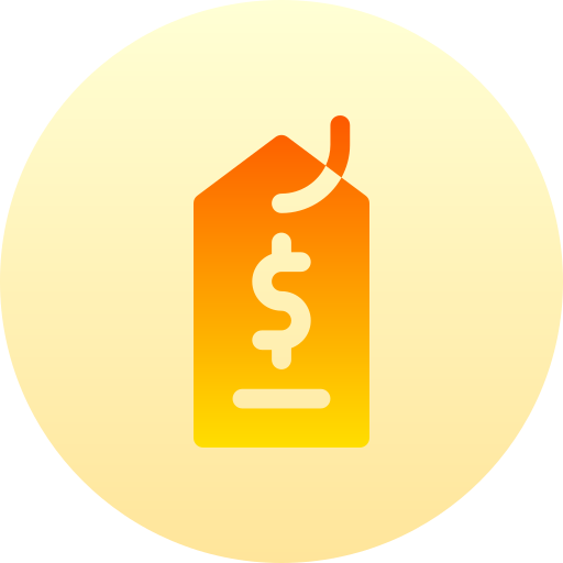 etiqueta de precio icono gratis