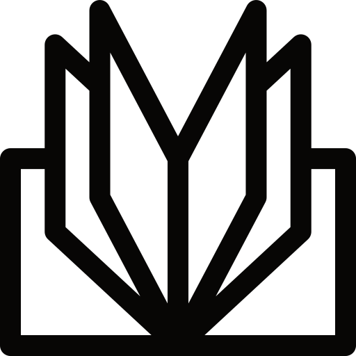 libro abierto icono gratis