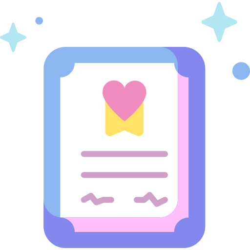 Certificate free icon