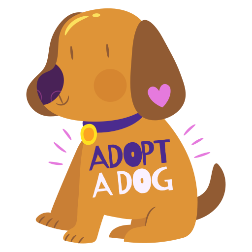 Adopt free sticker