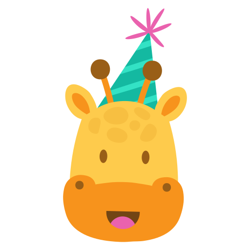 Birthday free sticker