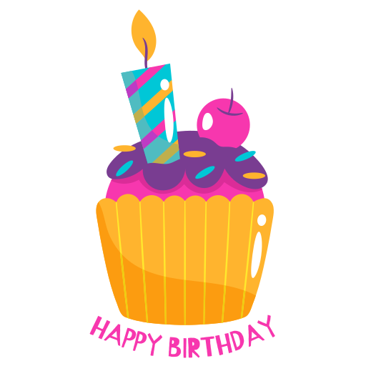 Cupcake Stickers PNG Transparent Images Free Download, Vector Files