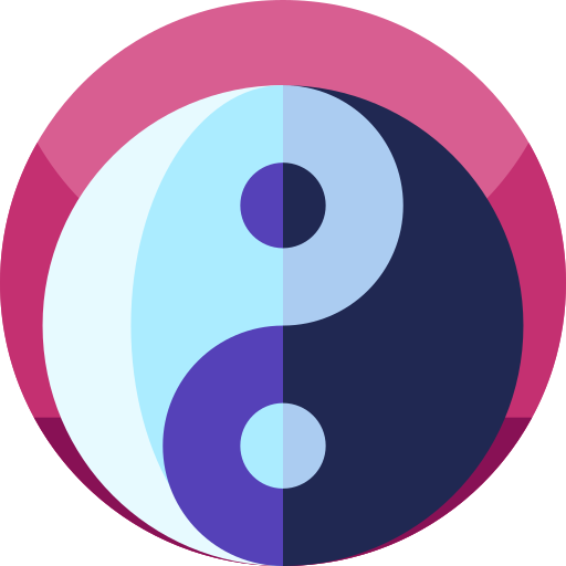 yin yang icono gratis