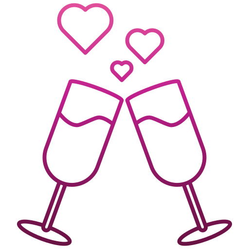 Wine glass - Free valentines day icons