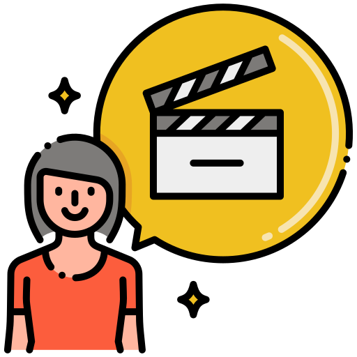 Director Flaticons Lineal Color icon