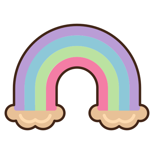 arco iris icono gratis