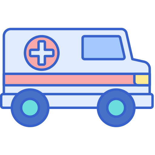 Ambulance Flaticons Lineal Color icon