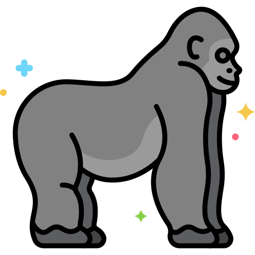 Gorilla - Free animals icons