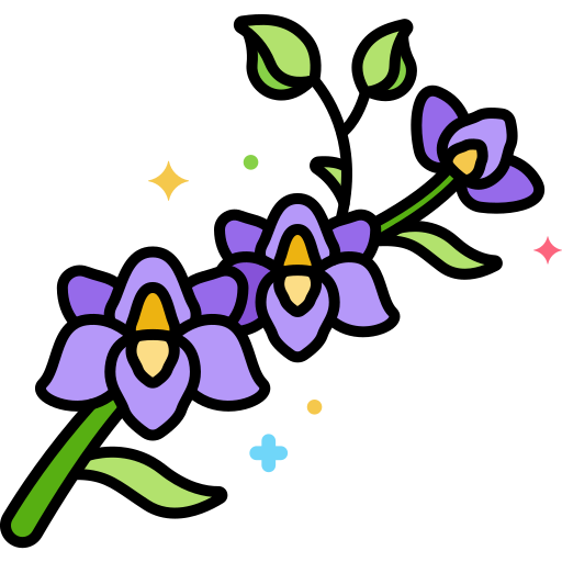 orquídea icono gratis