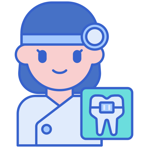 Orthodontist Flaticons Lineal Color Icon