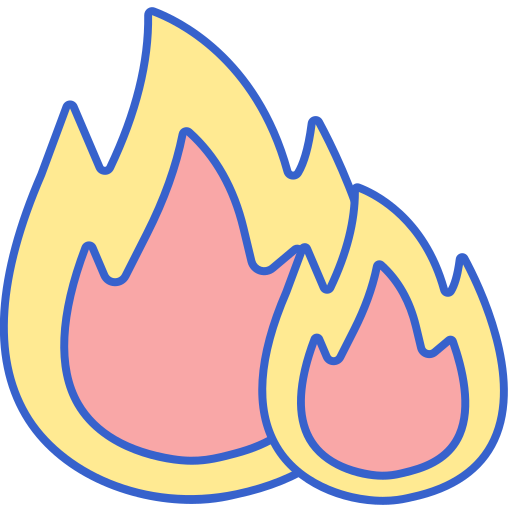 Fire Flaticons Lineal Color icon