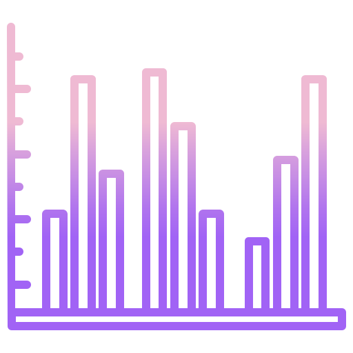 gráfico de barras icono gratis