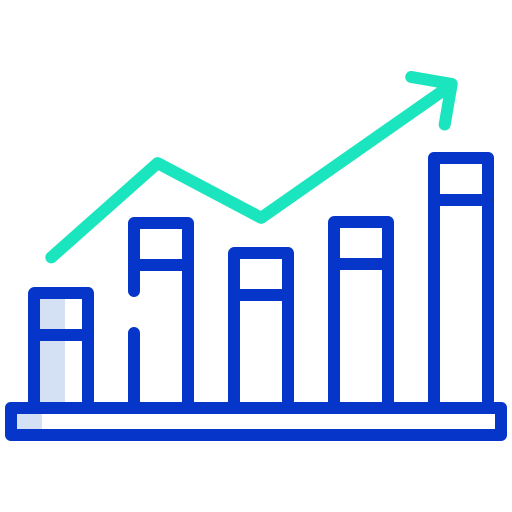 Chart Icongeek26 Outline Colour icon