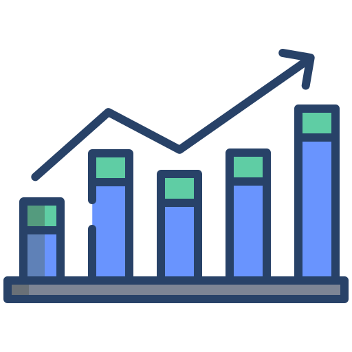 Chart Icongeek26 Linear Colour icon