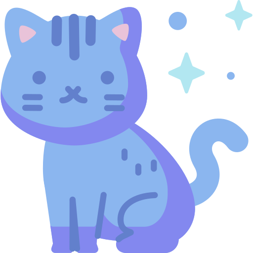 Cat Special Candy Flat icon