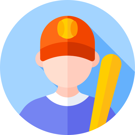 Baseball Flat Circular Flat icon