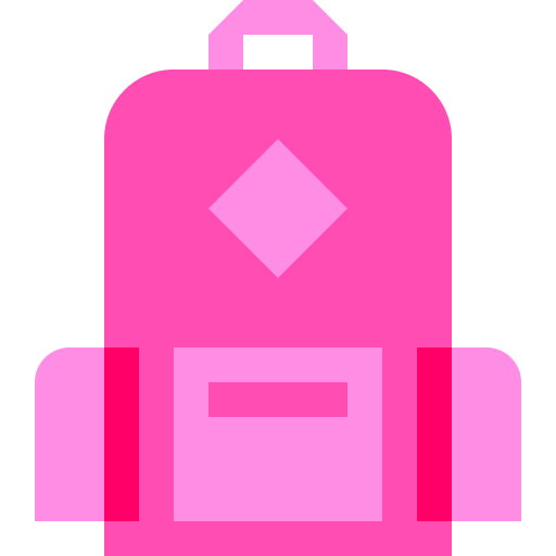 bolsa para la escuela icono gratis