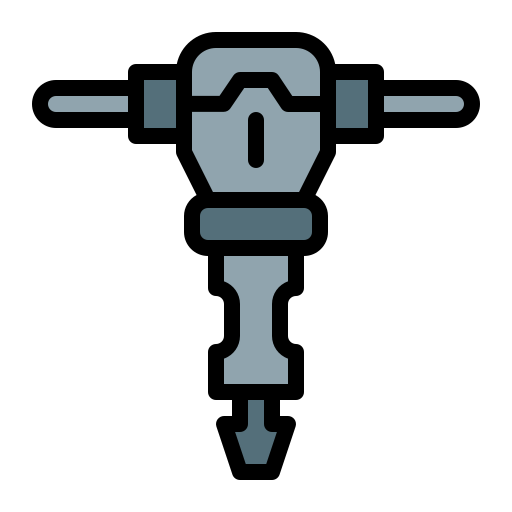 Jackhammer Generic Outline Color icon