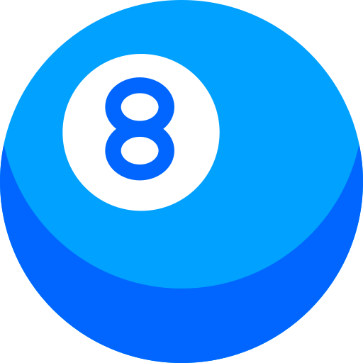 Billiard ball Generic Blue icon