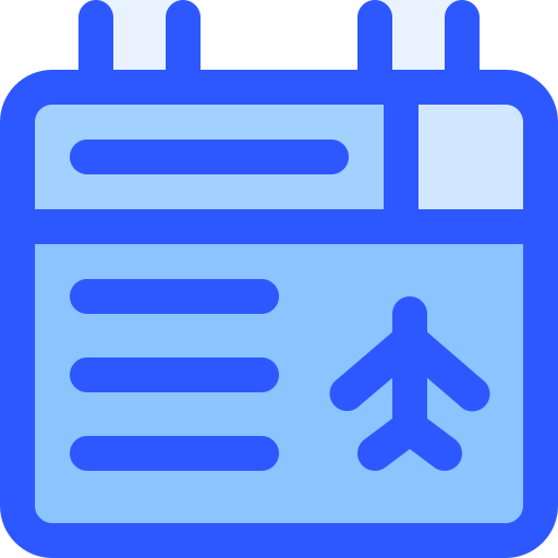 informacion de vuelo icono gratis