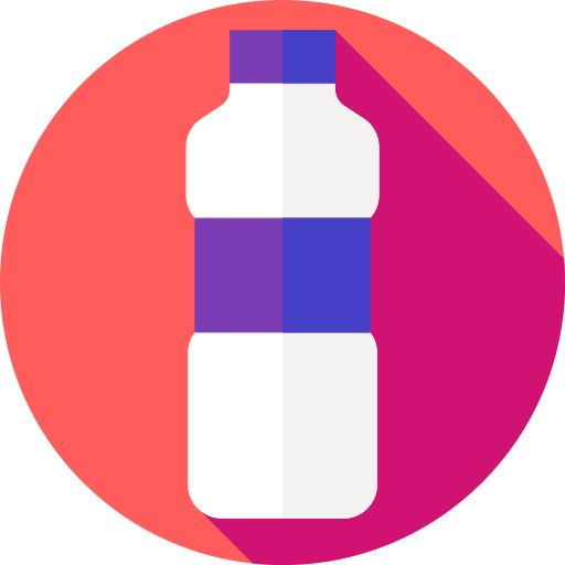 Bottle Flat Circular Flat icon