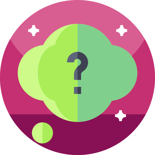 Question Geometric Flat Circular Flat icon