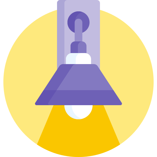 Wall lamp free icon Wall lamp free icon