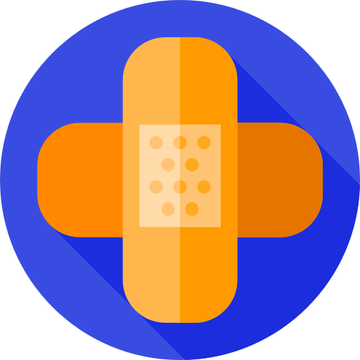 Band Aid Flat Circular Flat Icon