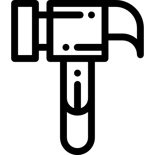 Mallet Detailed Rounded Lineal icon