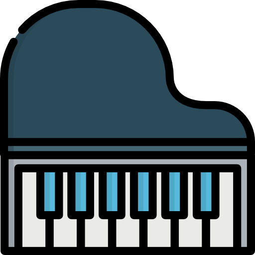 Piano Special Lineal color icon