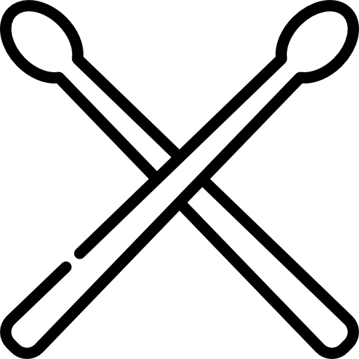 Drumsticks - free icon