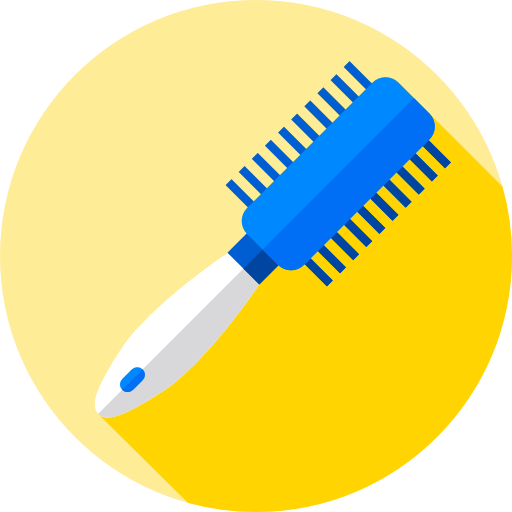 Comb Flat Circular Flat icon