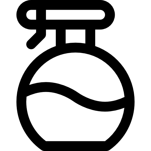 Spray Bottle Basic Rounded Lineal Icon