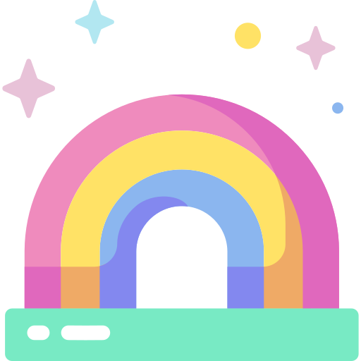 arco iris icono gratis