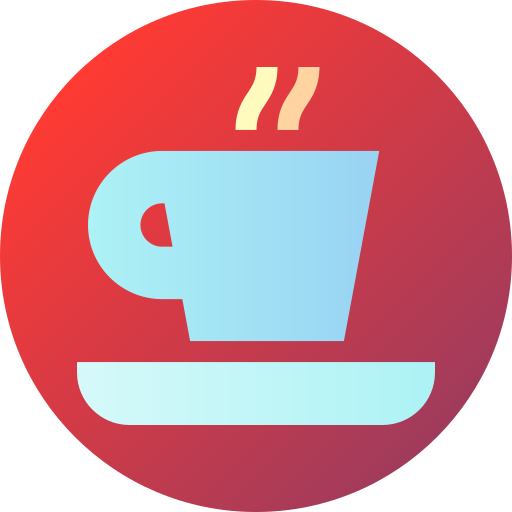 Tea party Flat Circular Gradient icon