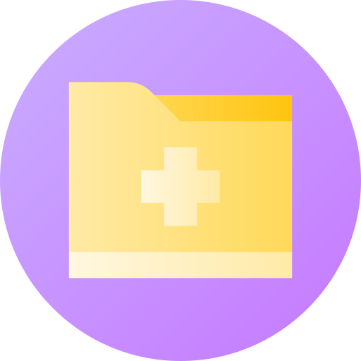 registros médicos icono gratis