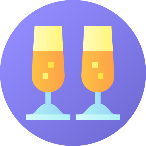 Бокал шампанского бесплатно иконка Бокал шампанского бесплатно иконка