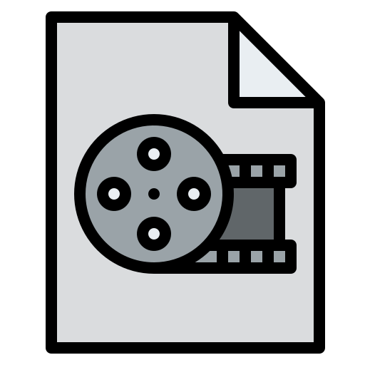 archivo de película icono gratis