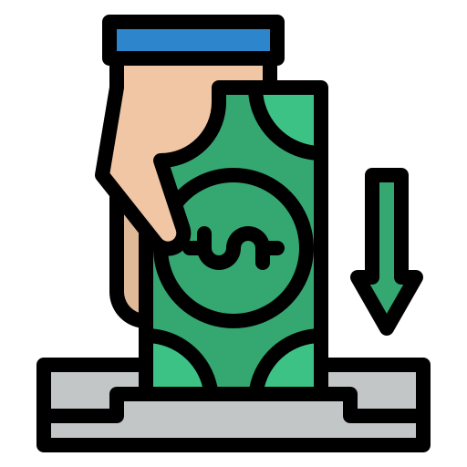 Deposit free icon Deposit free icon